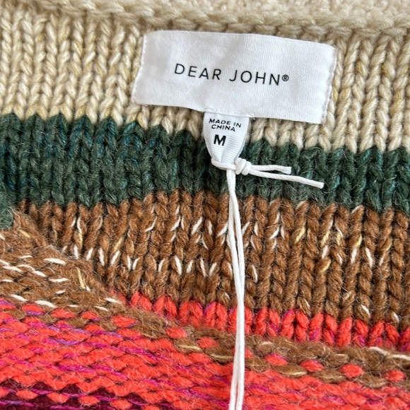 Dear John Denim-Leah Long Sleeve Sweater Fruit Stripe-NWT!! - Picture 8 of 15